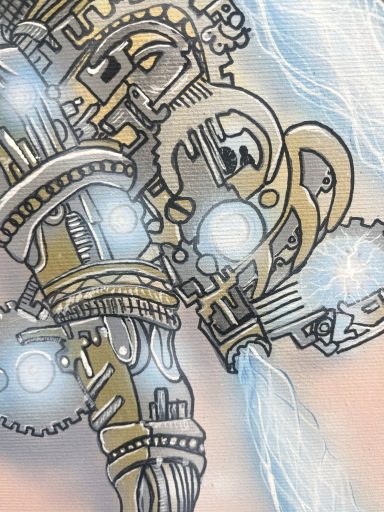 Aetheris — Mechanical Detail Close-up of mechanical details in Aetheris — The Soul Mechanica by Pavlos Tatsis